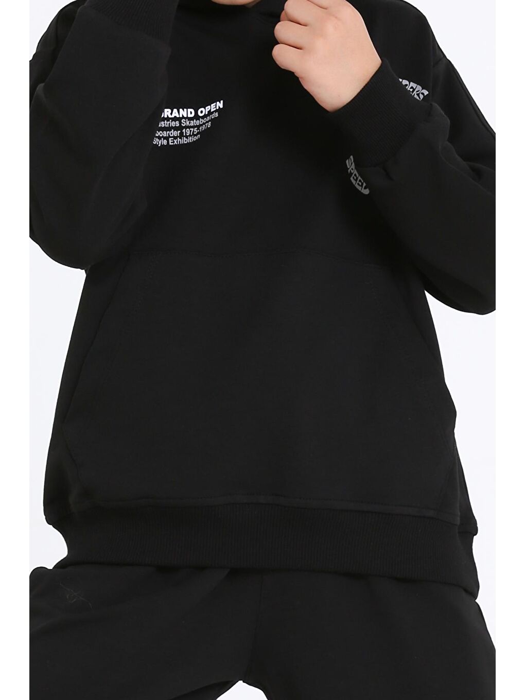 Erkek Çocuk Siyah The Night Riders Speed Seekers Baskı 5-9 Yaş Takım - 23301-3-3