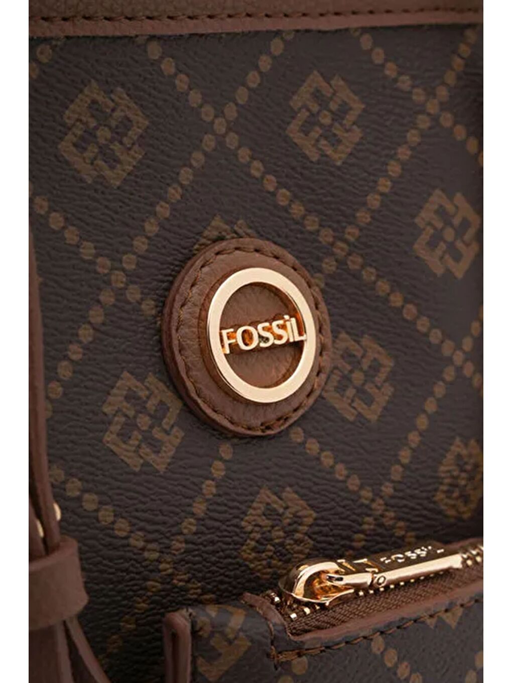 Kahverengi Kadın Lina Monogram Orta Boy Cüzdanlı Omuz Çantası-2