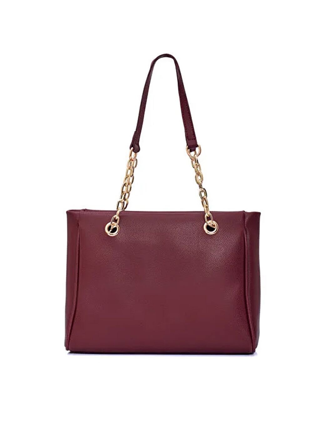 Bordo Kadın Verona Zincir Askılı Omuz Çantası-2