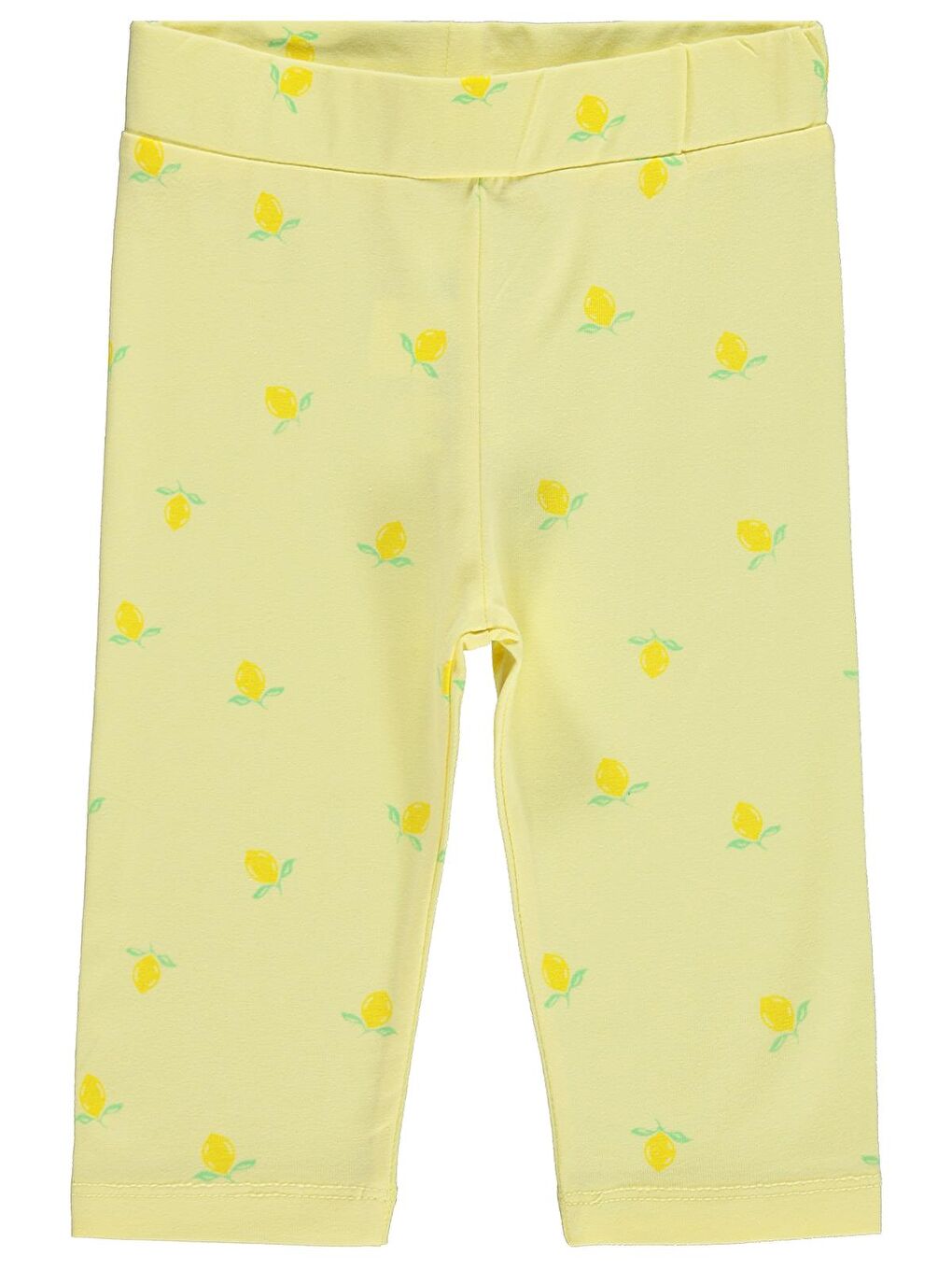 Girls Limon Desenli 2-5 Yaş Tayt - Sarı