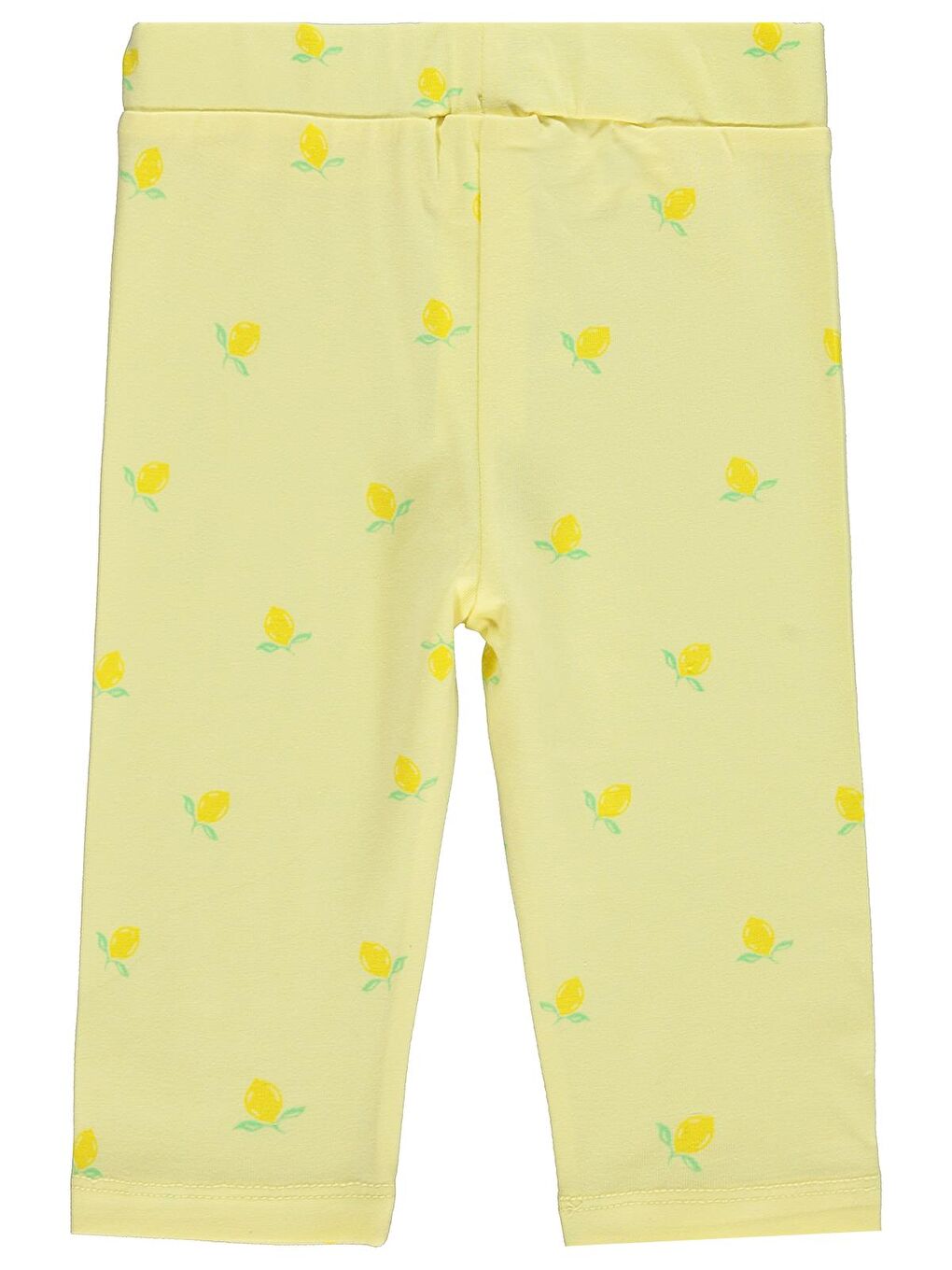 Girls Limon Desenli 2-5 Yaş Tayt - Sarı-1