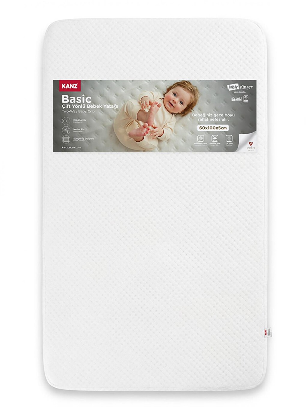 Basic 60*100 Oyun Parkı Yatağı 5 cm - Standart-3