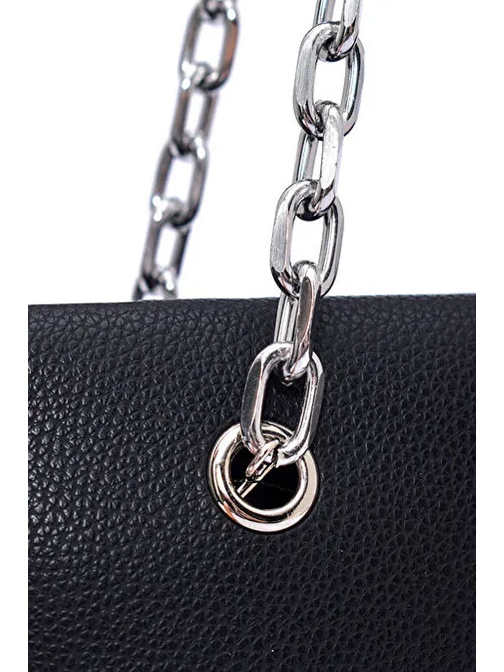 Siyah Kadın Verona Zincir Askılı Omuz Çantası-2