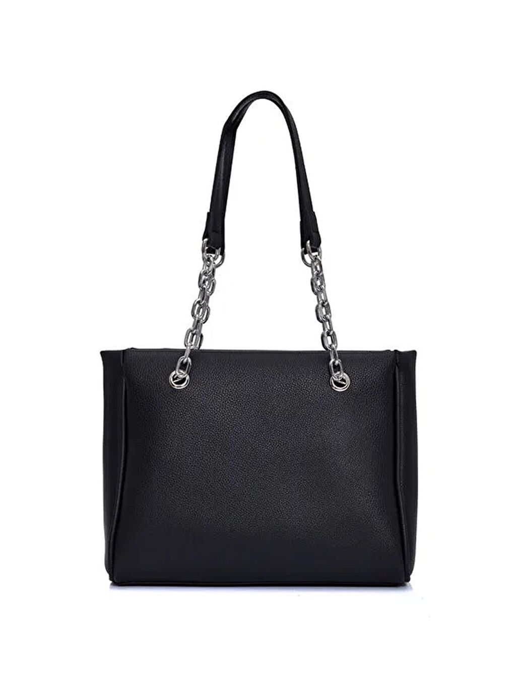 Siyah Kadın Verona Zincir Askılı Omuz Çantası-3