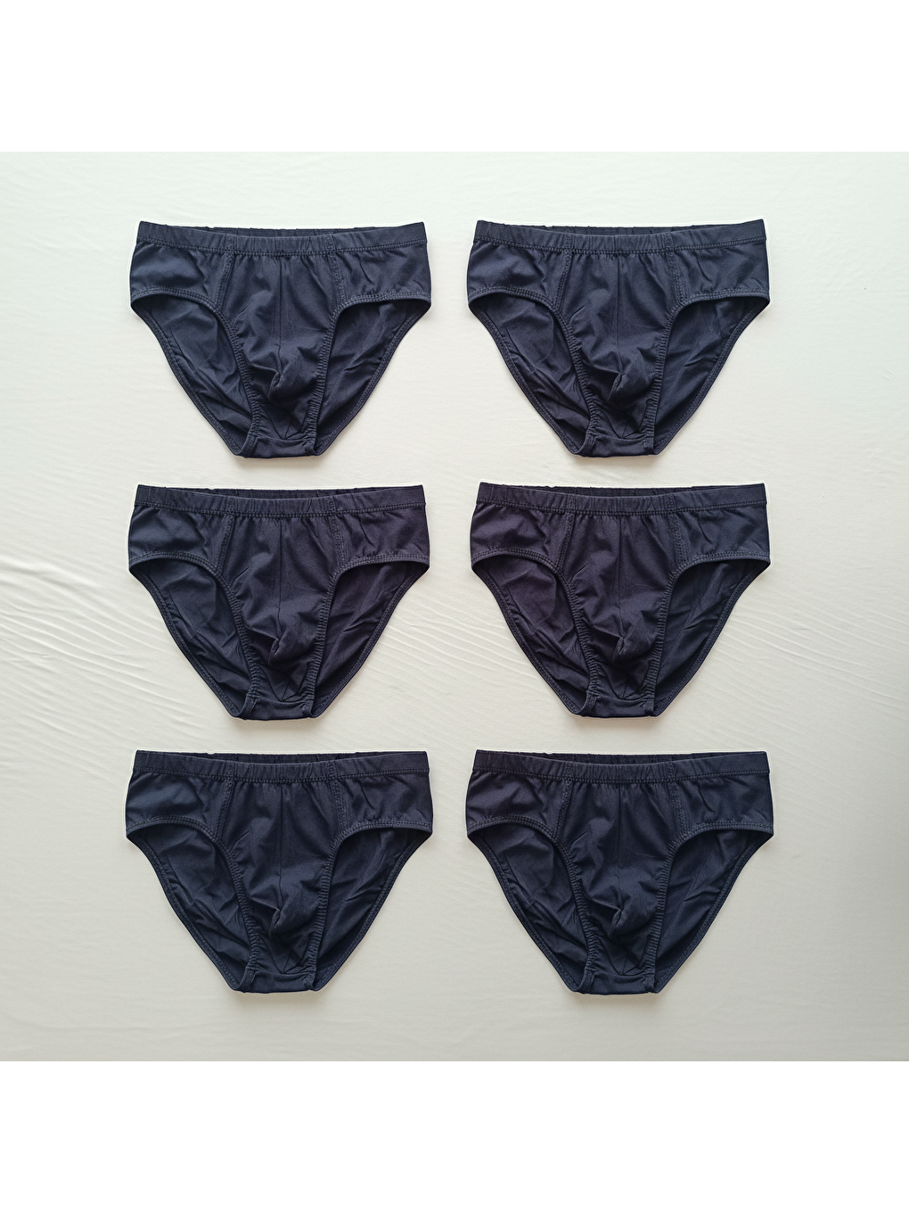 Erkek 6'lı Paket Lacivert Renk Slip Bb2785-3