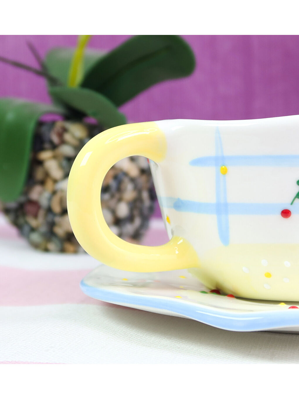 Karışık Dekoratif Desenli Kahve Kupası BM-2325-4