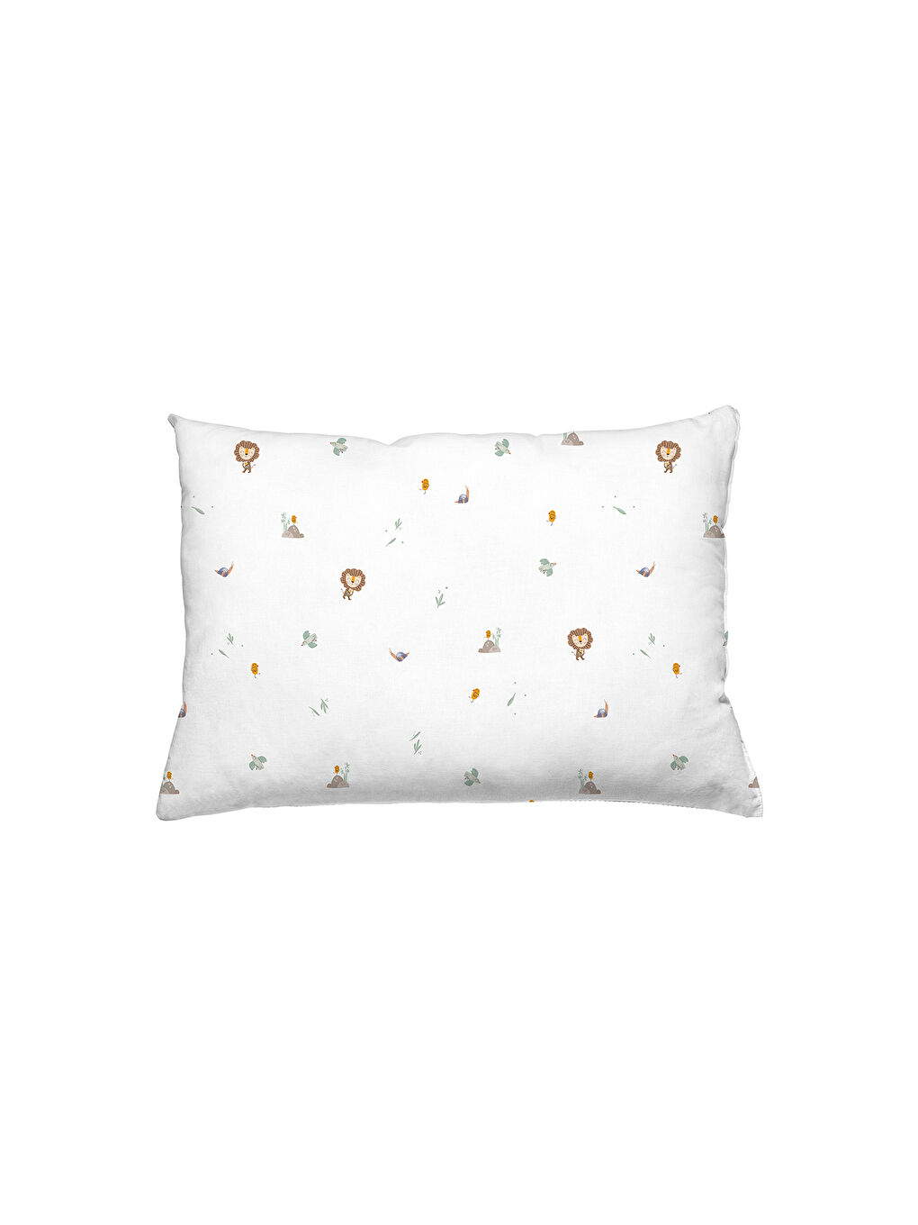 Beyaz Simba Saten Çarşaf Seti - 70x140x20+35x45cm-2