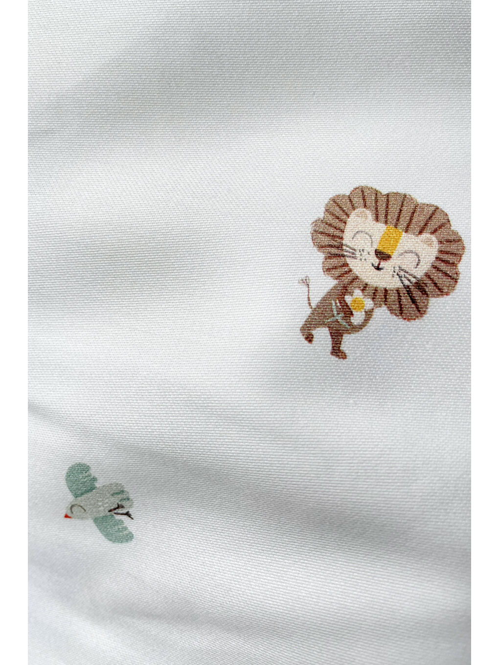 Beyaz Simba Saten Yastık Kılıfı - 35x45cm-1