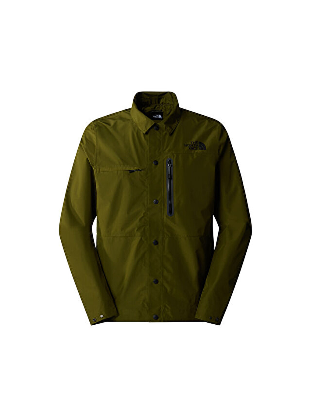 M Amos Tech Overshirt Erkek Outdoor Ceketi Nf0a879dpıb1 Haki