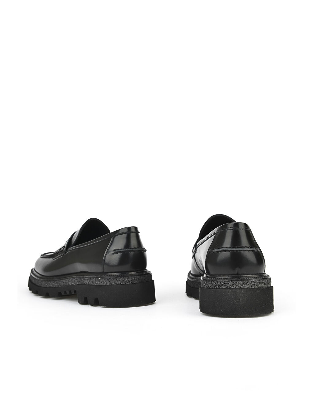 Erkek Hakiki Deri Ayakkabı 153745Z29201 Siyah-2