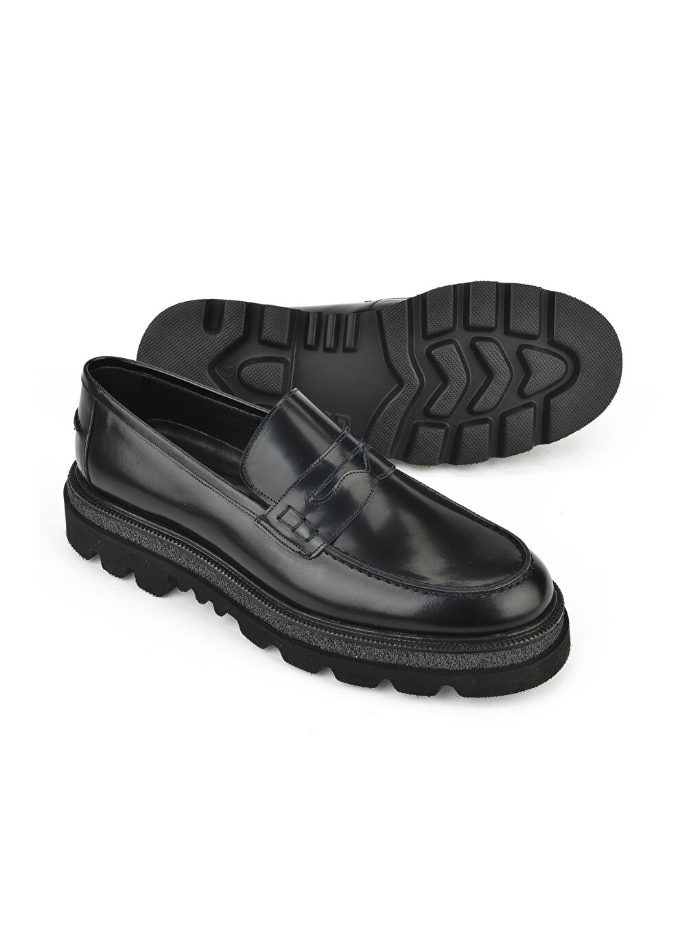 Erkek Hakiki Deri Ayakkabı 153745Z29201 Siyah-3