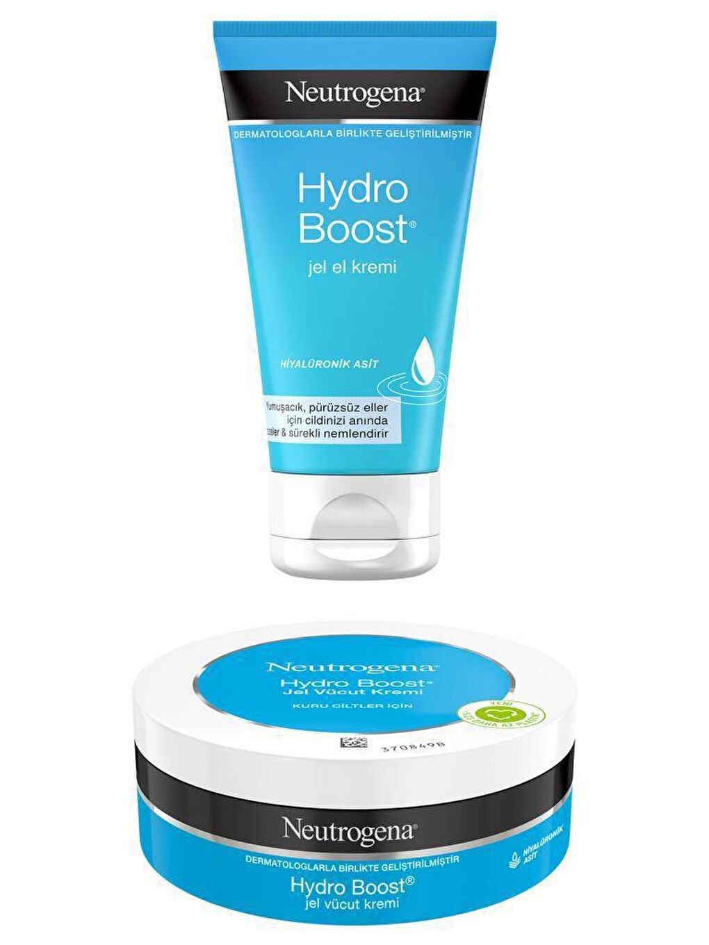 Neutrogena Renksiz Hydro Boost Kavanoz Krem 200 ml + Hydro Boost El Kremi 75 ml - 1