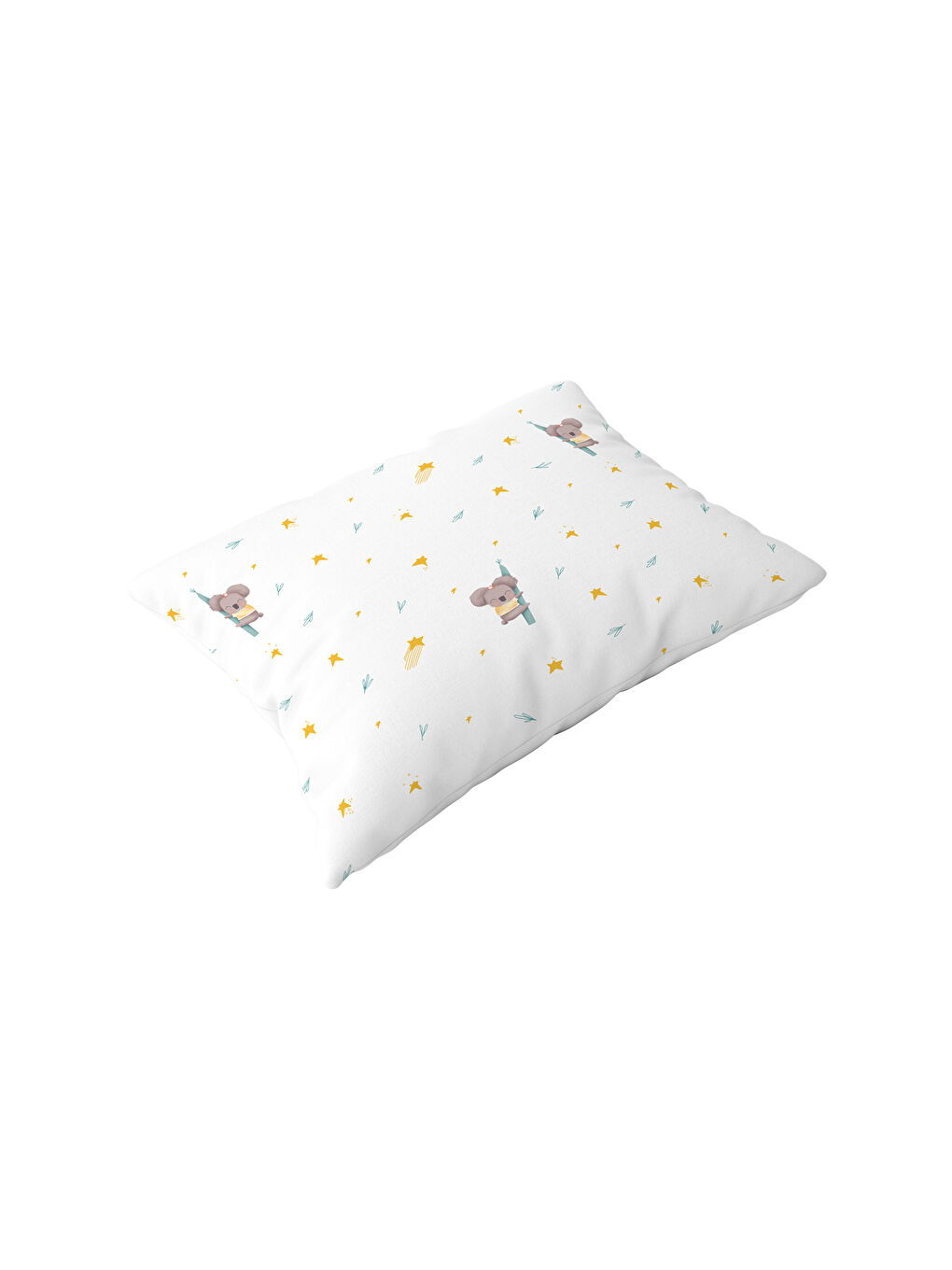 Beyaz Koko Saten Yastık Kılıfı - 35x45cm-1