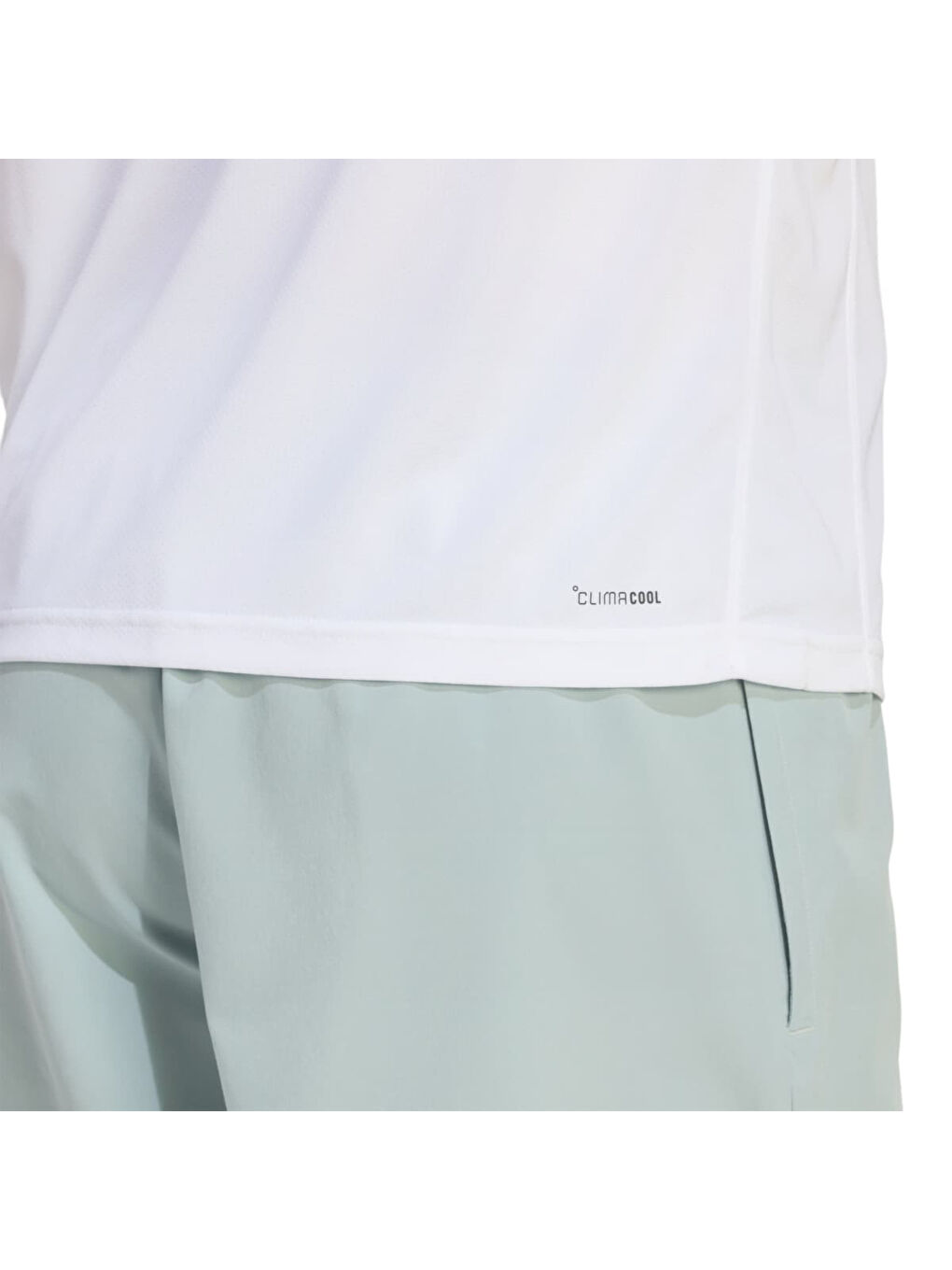 Workout Essentials Basic Erkek Beyaz Polo Yaka Tişört-4