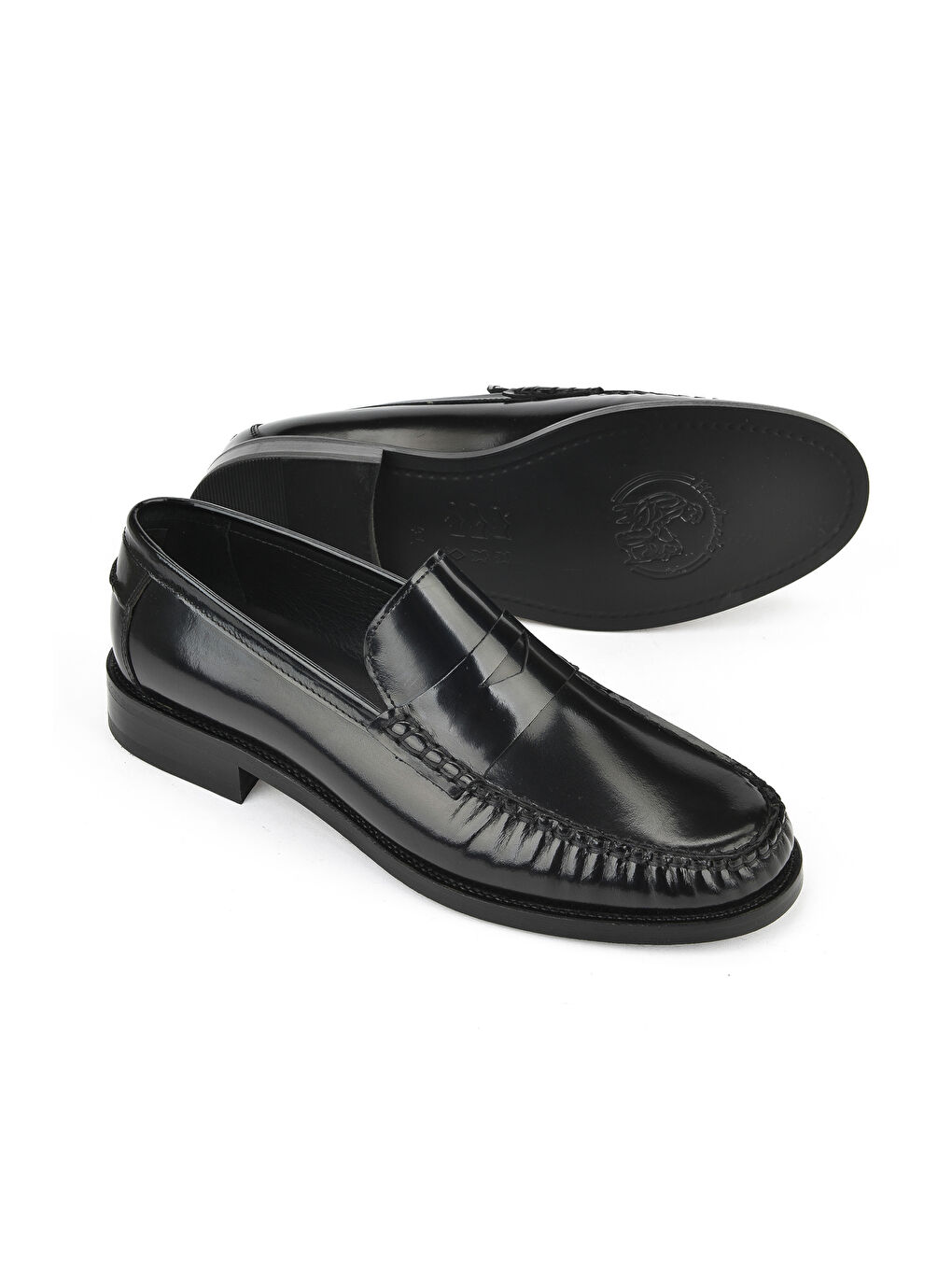 Erkek Hakiki Deri Ayakkabı 15350Z6868 Siyah-3