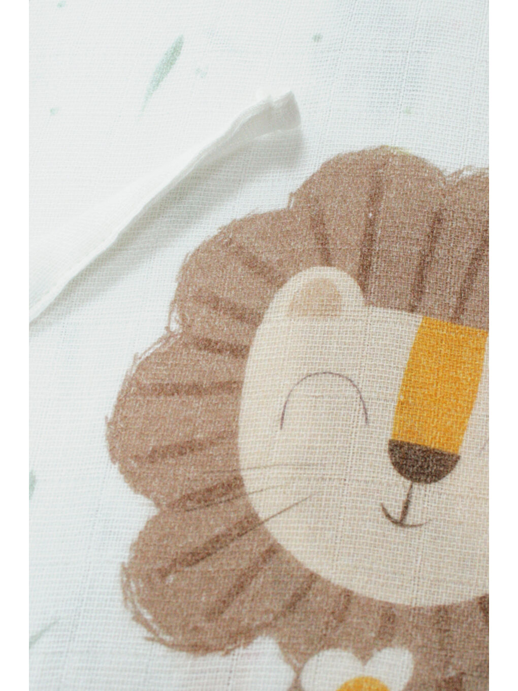 Beyaz Simba %100 Pamuk Müslin Panço - 3-4 Yaş-4