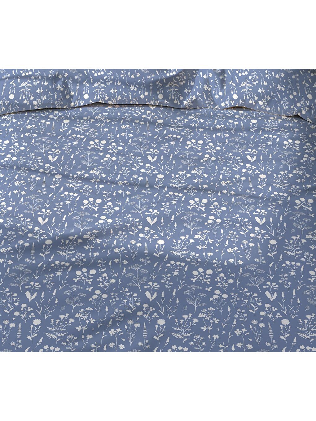 Karışık Çift Taraflı Çiçek Desenli - Baskılı Tek Kişilik Nevresim Takımı-1