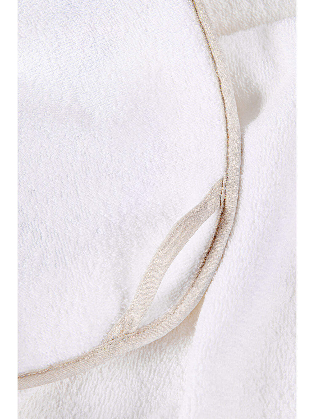 Beyaz Happy Tony %100 Pamuk- Nakışlı Bebek Havlu - Kundak-3