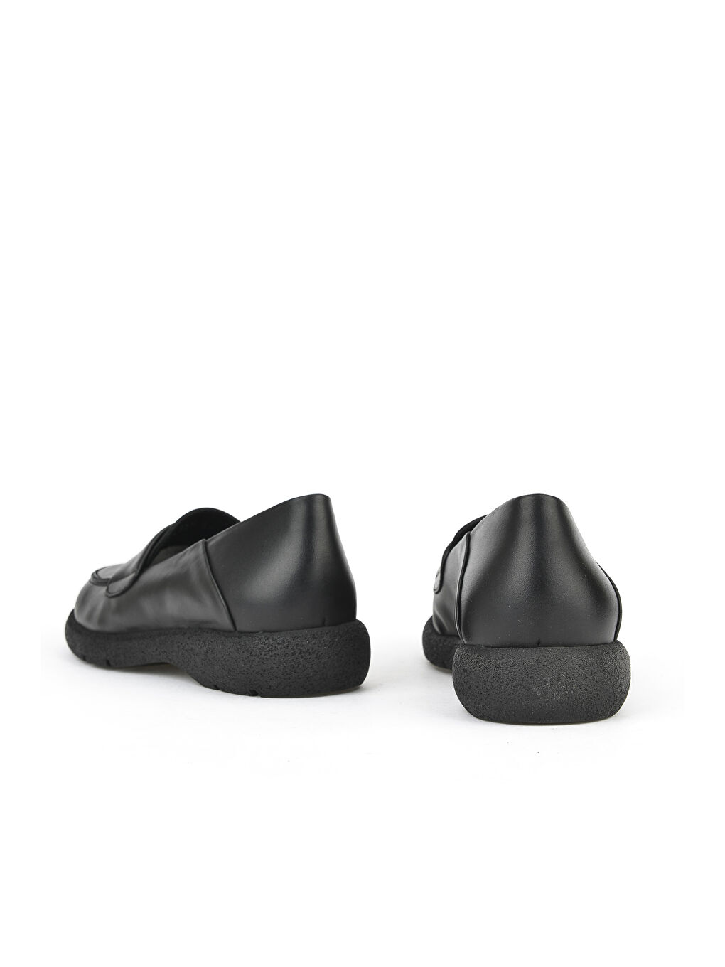 Kadın Hakiki Deri Ayakkabı 15319Z44307 Siyah-2