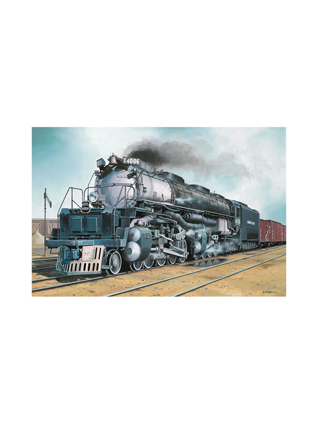 Model Set Tren Big Boy Locomotive 62165-1