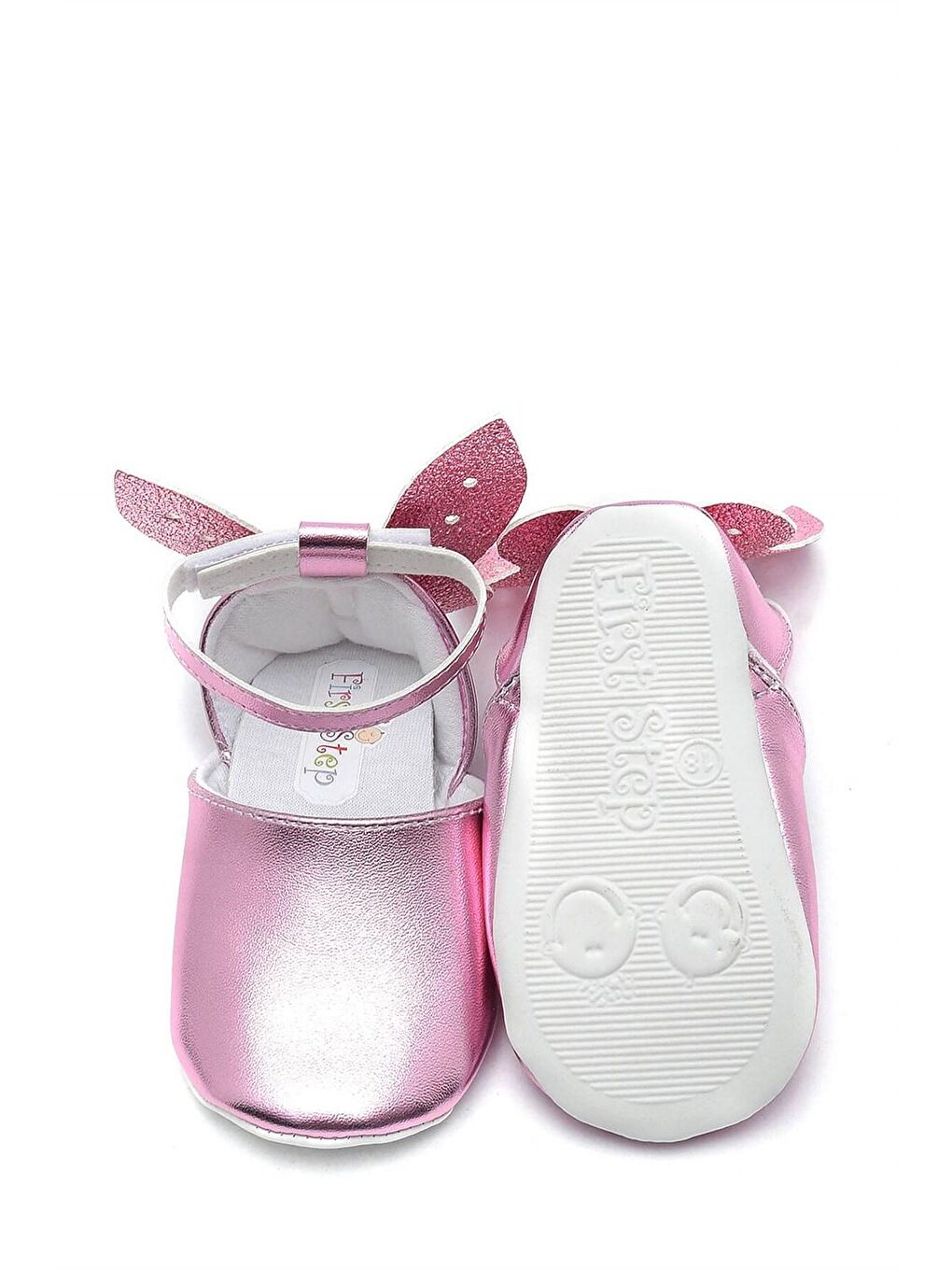 First Step Pembe Kelebek Bebek Babet-PEMBE-G-2286 - 4