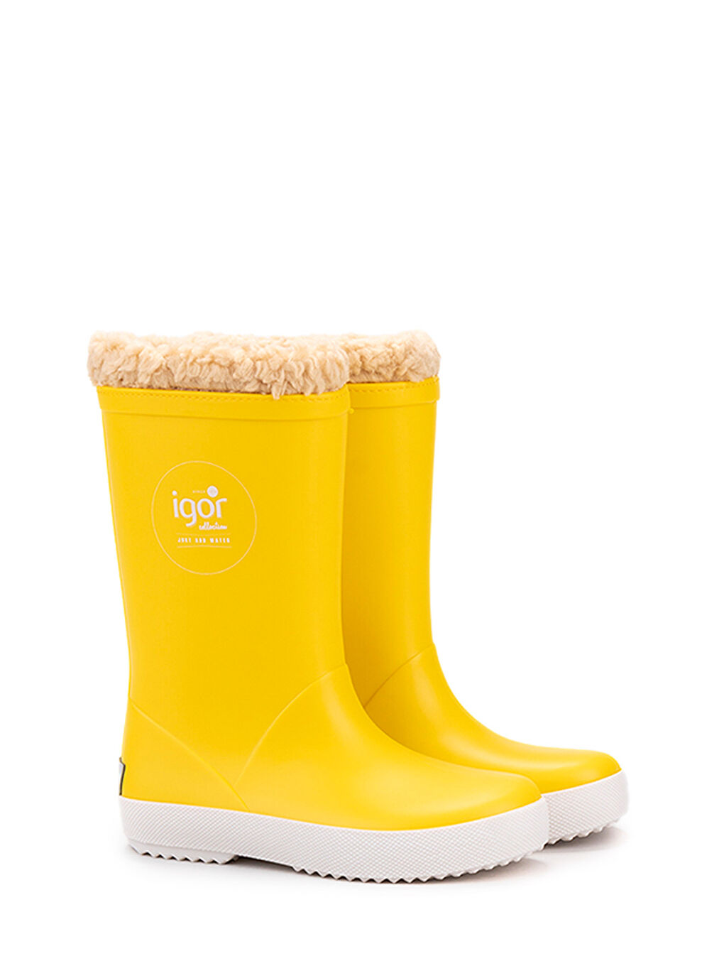 SPLASH NAUTICO BORREGUITO Sarı Kız Çocuk Yağmur Çizmesi-1