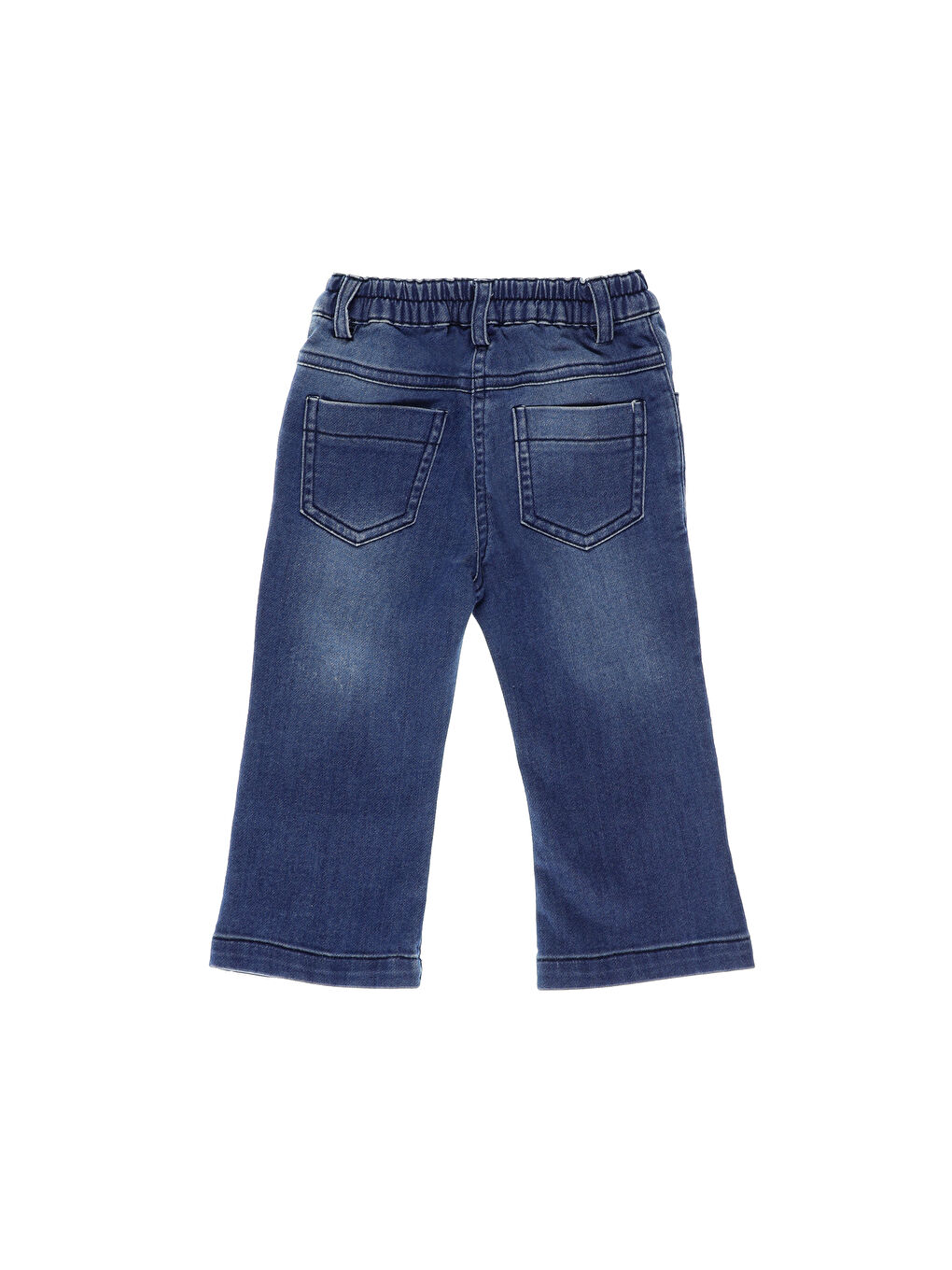 Panço Lacivert Kız Çocuk  Yıkamalı Denim Pantolon - 2