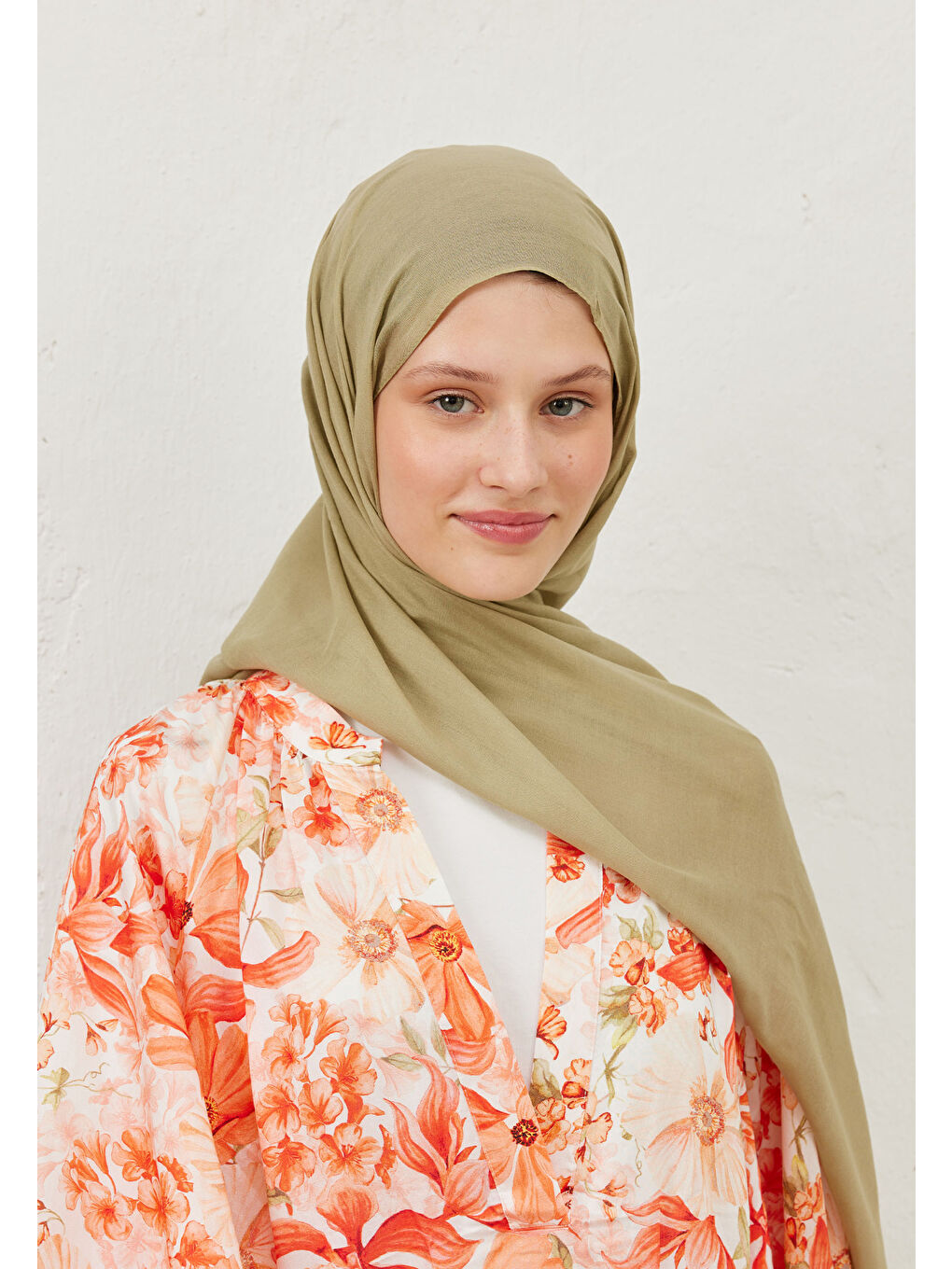 Yeşil Rami Viskon Şal Adaçayı-4