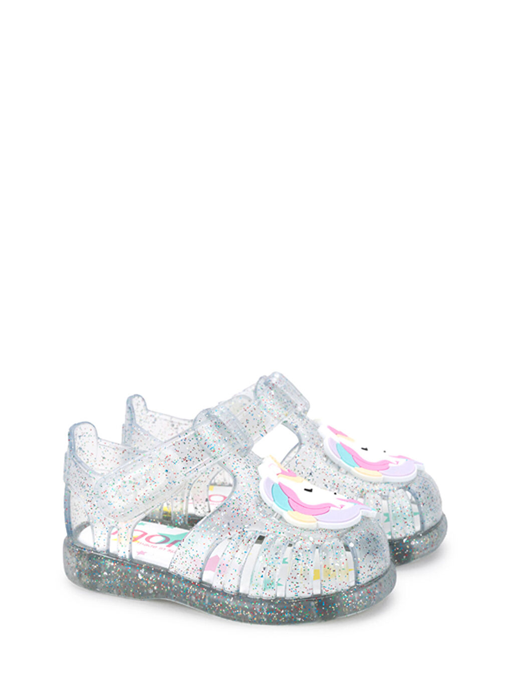 S10341 TOBBY UNICORNIO Beyaz Kız Çocuk Sandalet-1