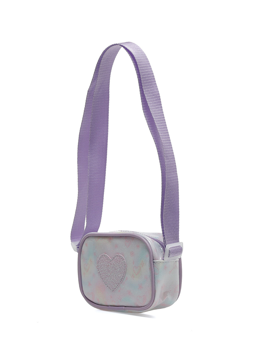 Karışık Çapraz Çanta Kız Çocuk Pembe LILA HEART CPRZ-1