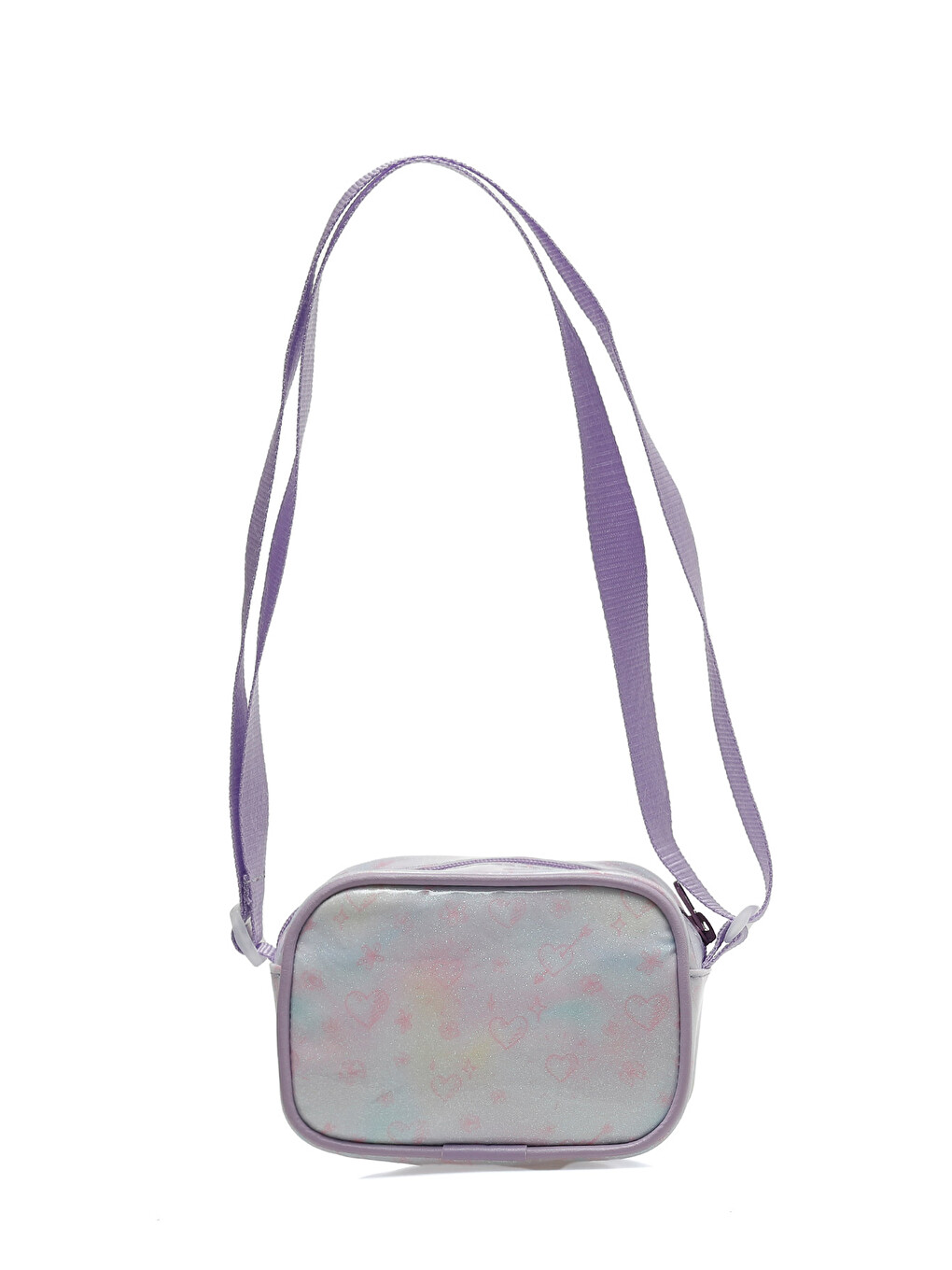 Karışık Çapraz Çanta Kız Çocuk Pembe LILA HEART CPRZ-2