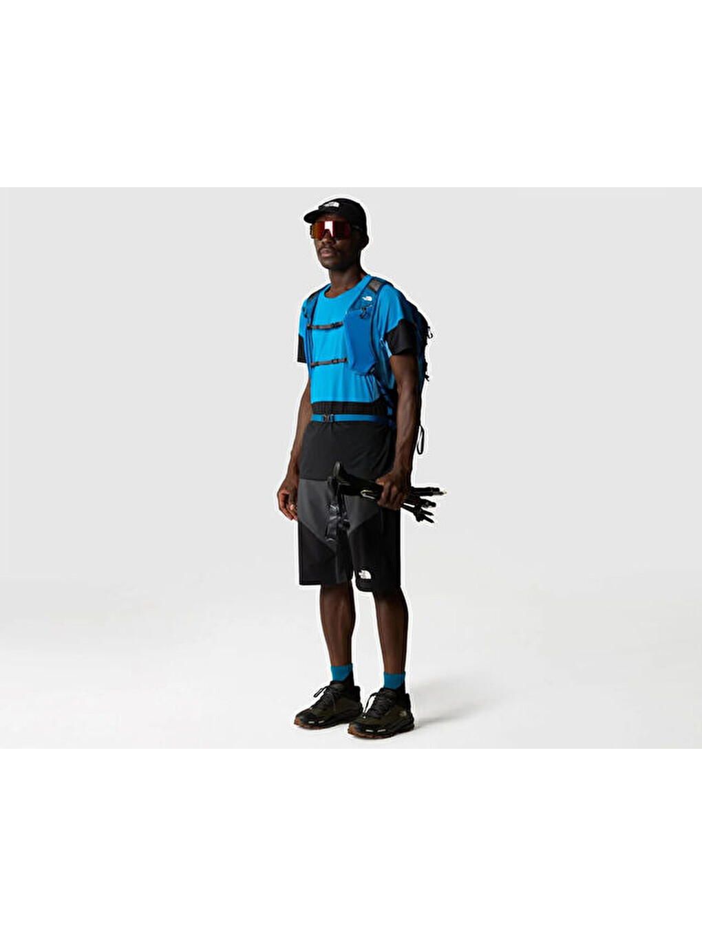 M Bolt Tech Tee Erkek Outdoor Tişörtü Nf0a825gwıj1 Mavi-9