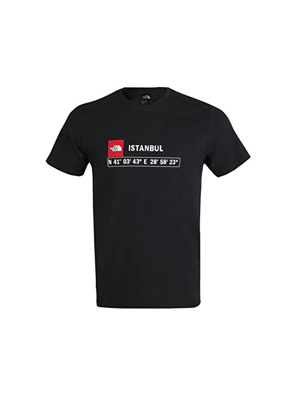 M S/s Gps Tee Istanbul Erkek Günlük Tişört Nf0a8b4kjk31 Siyah