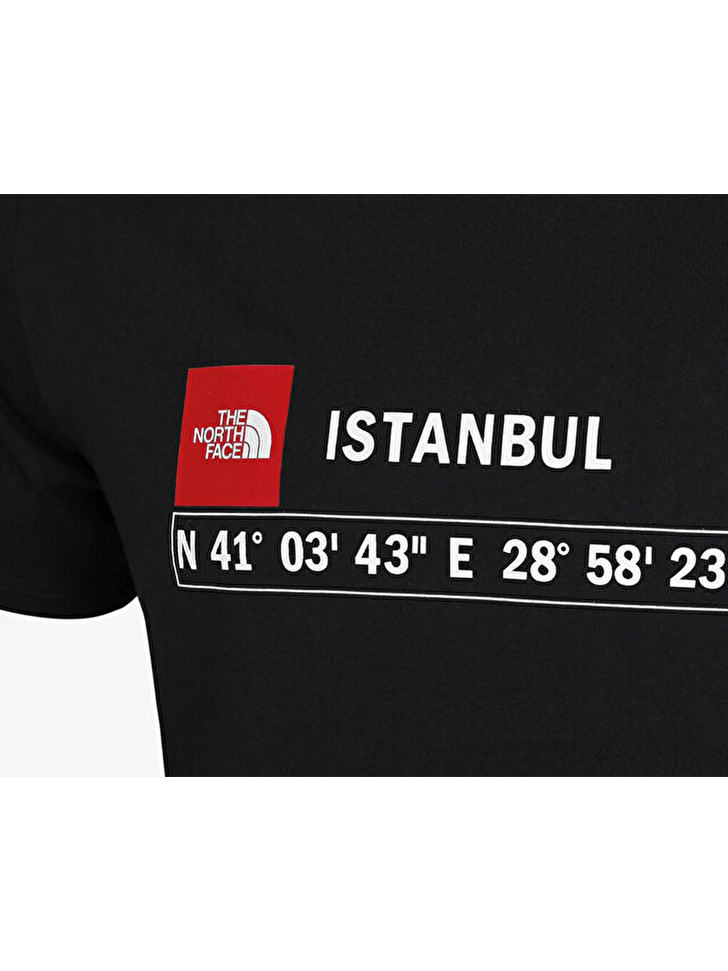 M S/s Gps Tee Istanbul Erkek Günlük Tişört Nf0a8b4kjk31 Siyah-2