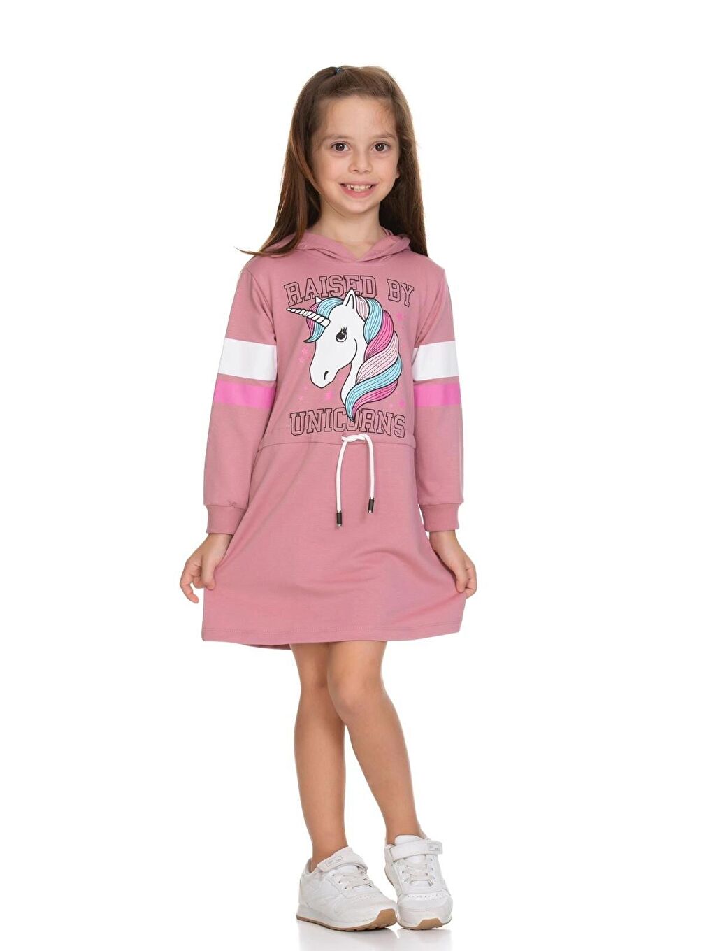 Mercan Baskılı Elbise 51305