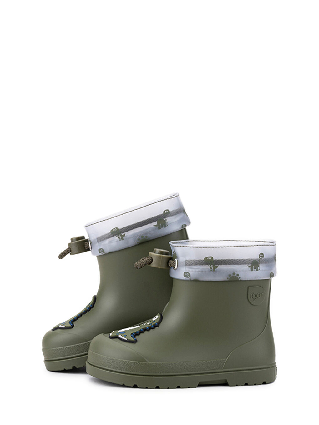 W10323 MENDI DINO Haki Erkek Çocuk Yağmur Çizmesi-1