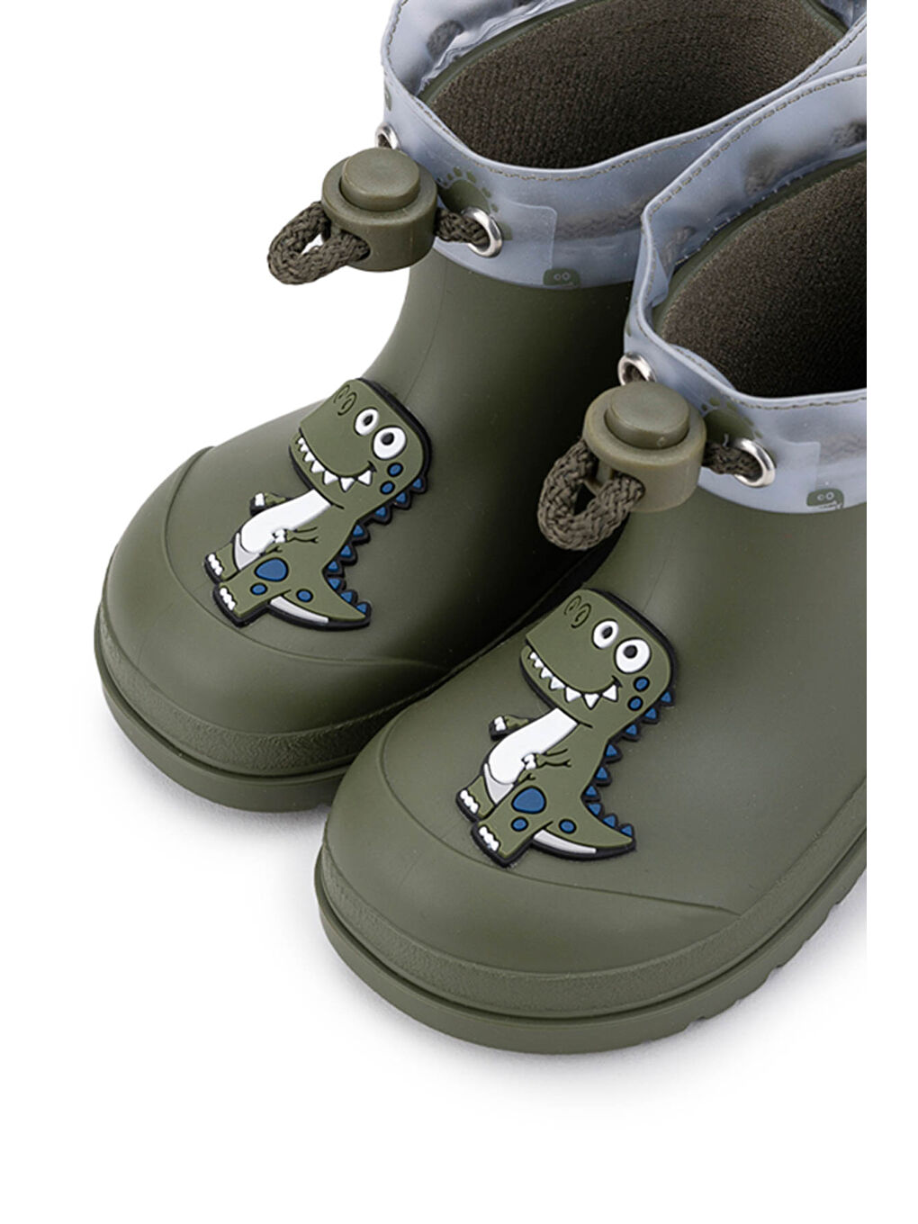 W10323 MENDI DINO Haki Erkek Çocuk Yağmur Çizmesi-2