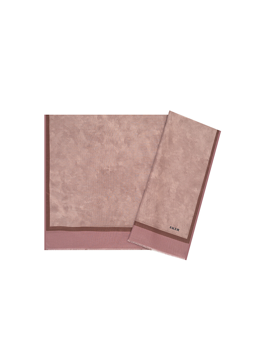 Pembe Gül Kurusu 70X200 İpek Pamuk Şal