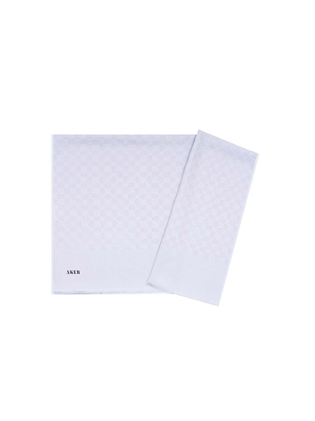 Gri 75X190 CM Elegance Monogram Şal