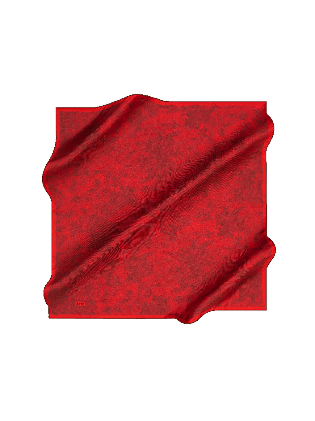 Kırmızı 90X90 İpek Twill Eşarp