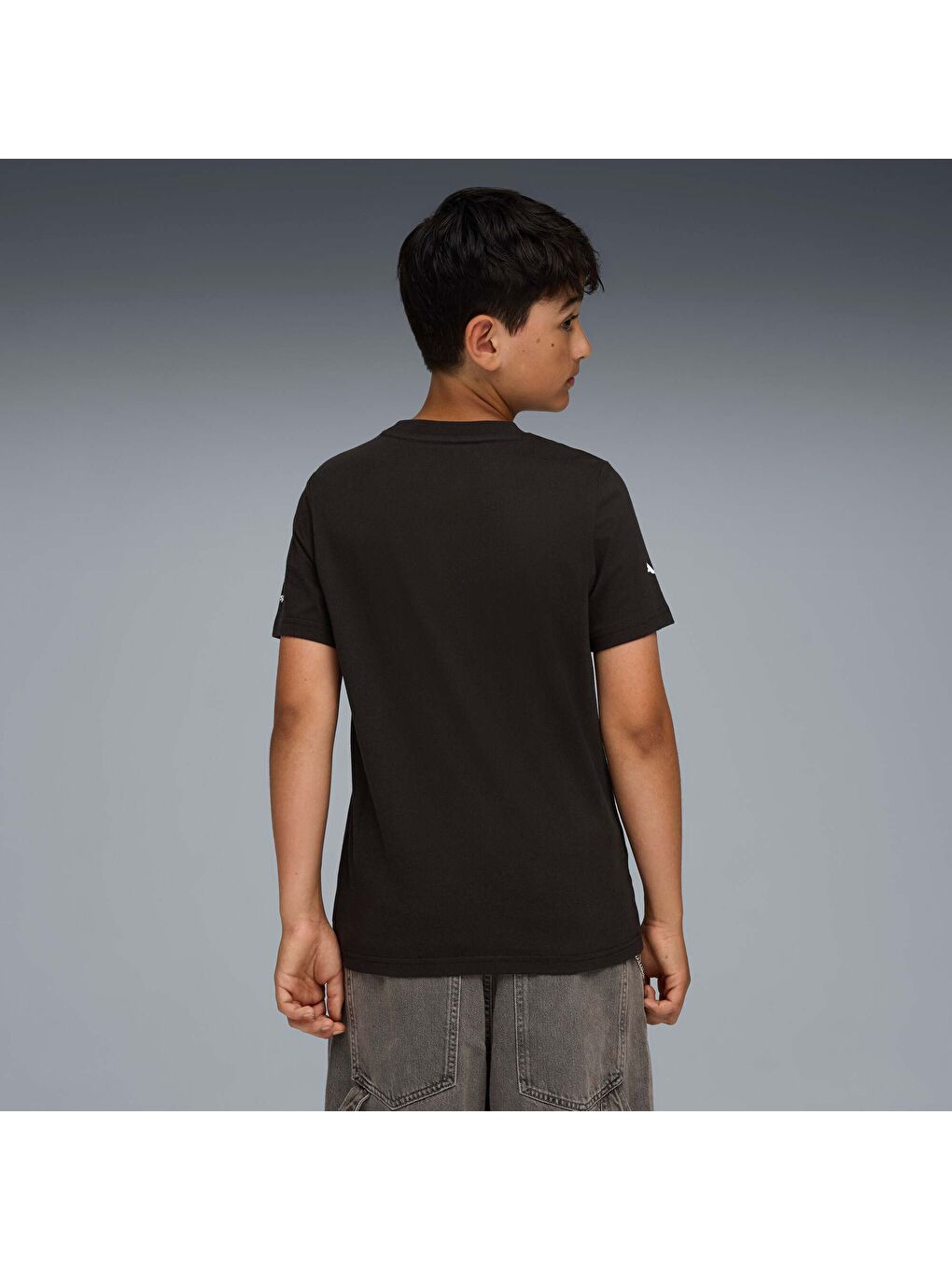 Siyah BMW M Motorsport Car GRAPHIC Genç Tişört-2