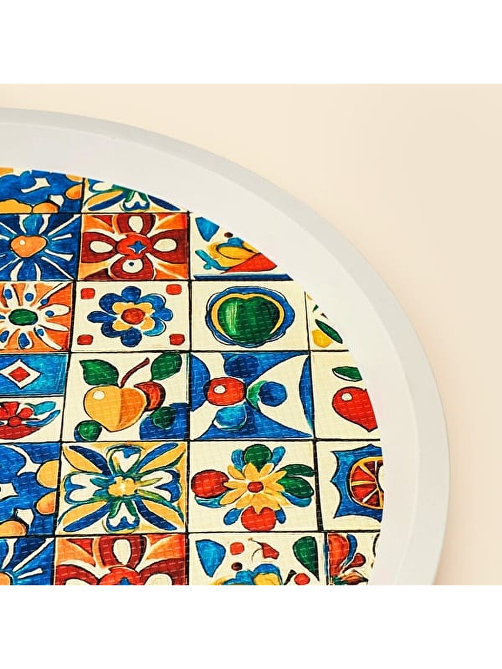 Karışık Kitchen Colorful Toya Küçük Tepsi - Renkli - 31 cm-1