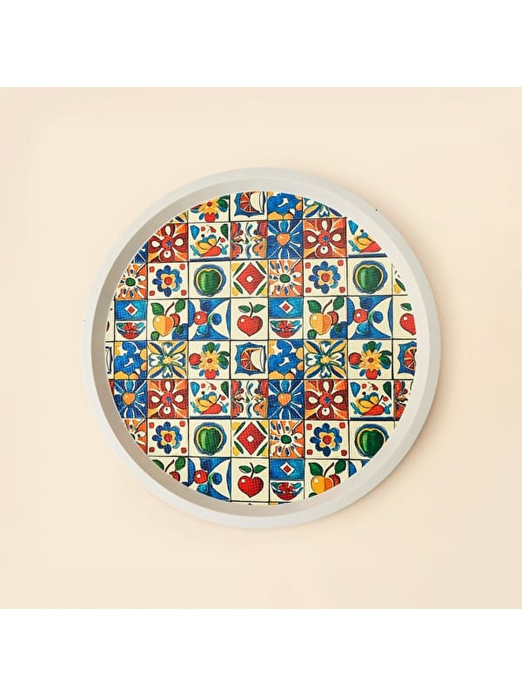 Karışık Kitchen Colorful Toya Küçük Tepsi - Renkli - 31 cm-2