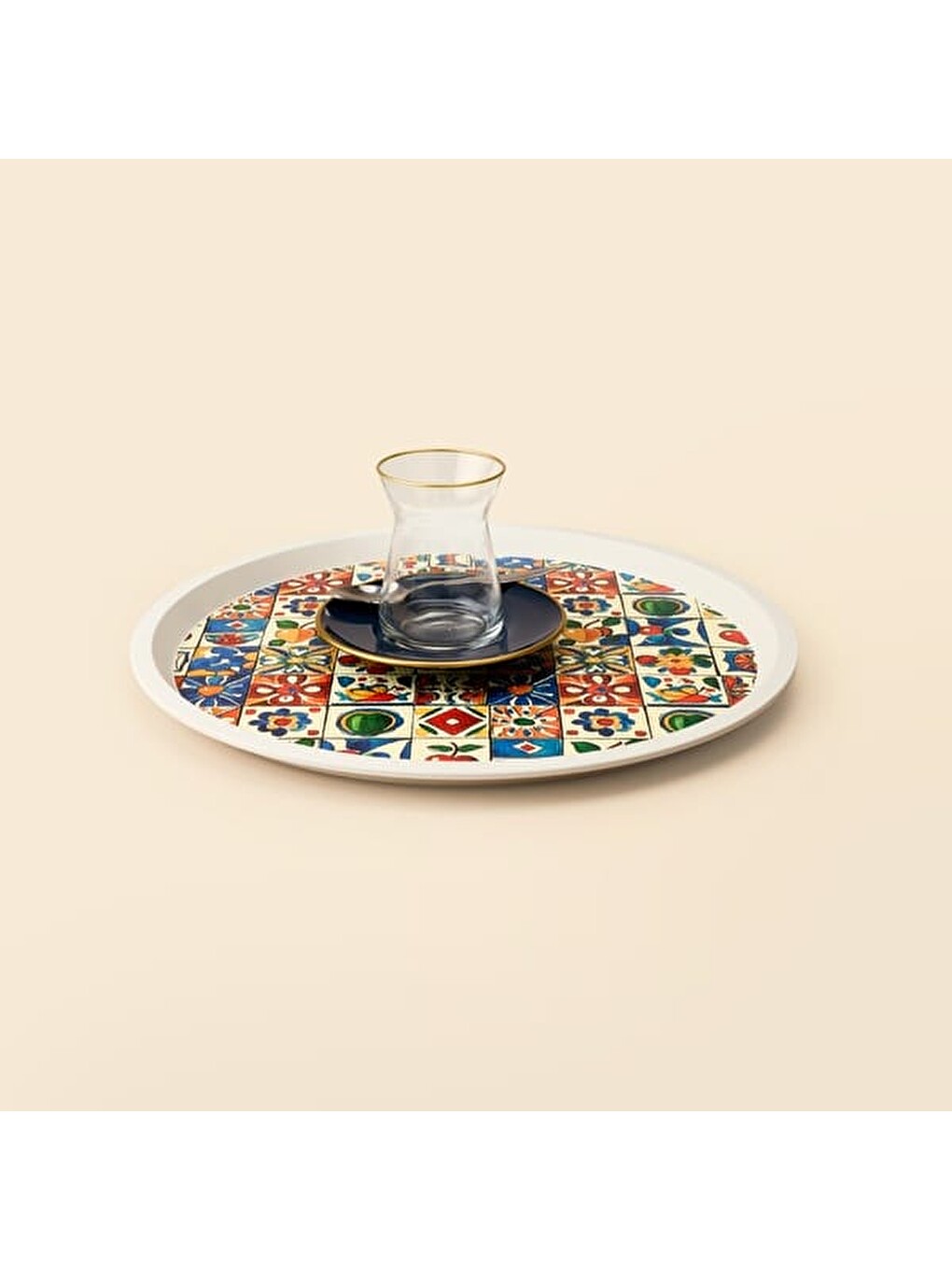 Karışık Kitchen Colorful Toya Küçük Tepsi - Renkli - 31 cm-3