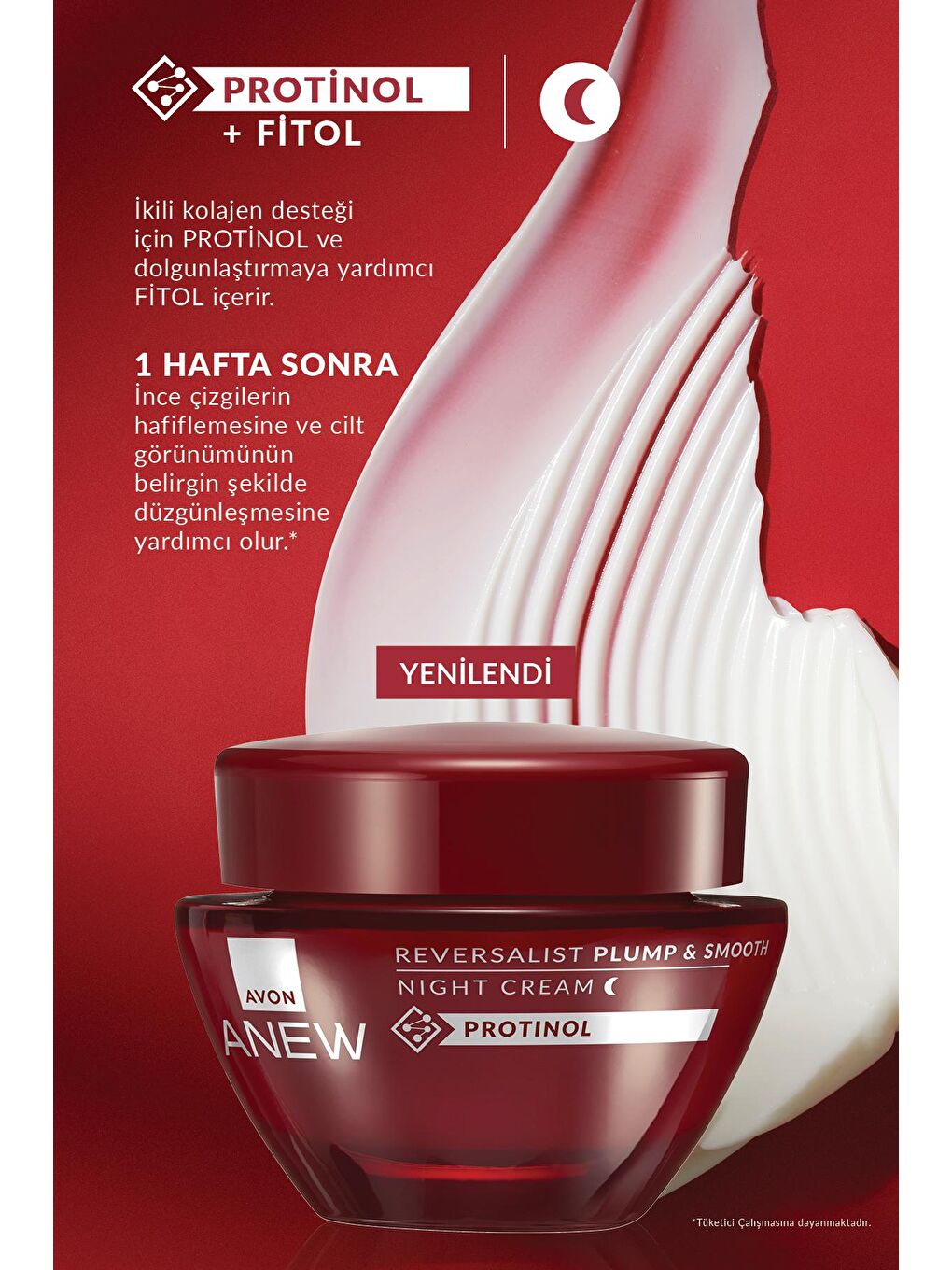 AVON Renksiz Anew Reversalist Plump & Smooth Gece Kremi 50 Ml. - 3