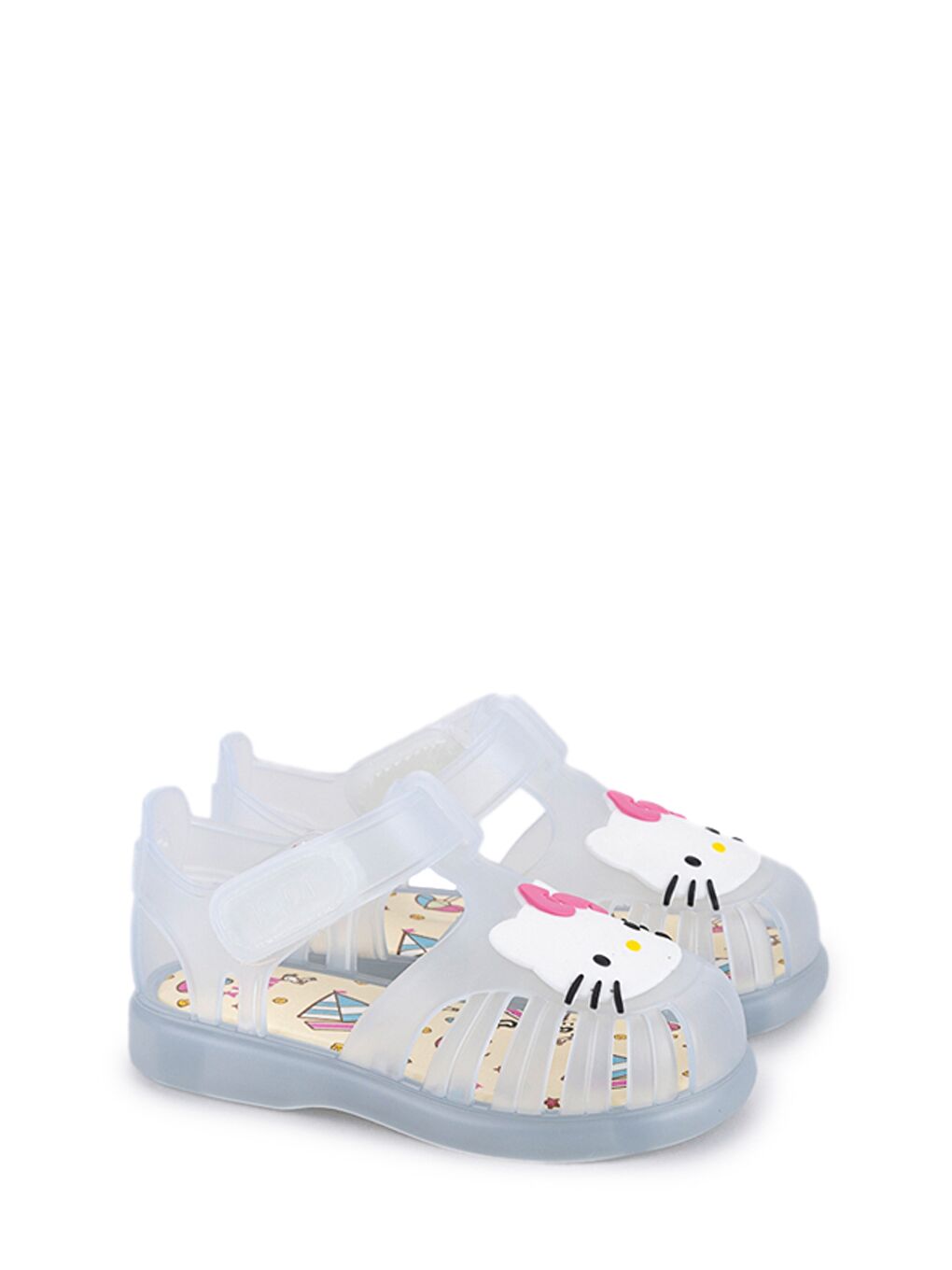 TOBBY V.KITTY Beyaz Unisex Çocuk Düz Sandalet-1