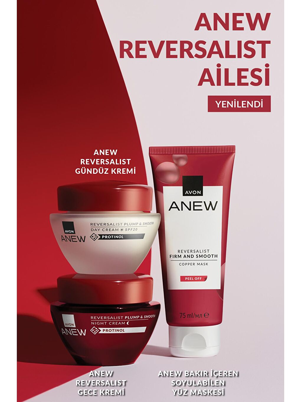 AVON Renksiz Anew Reversalist Plump & Smooth Gece Kremi 50 Ml. - 4