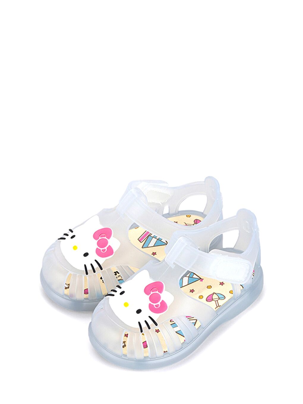 TOBBY V.KITTY Beyaz Unisex Çocuk Düz Sandalet-2