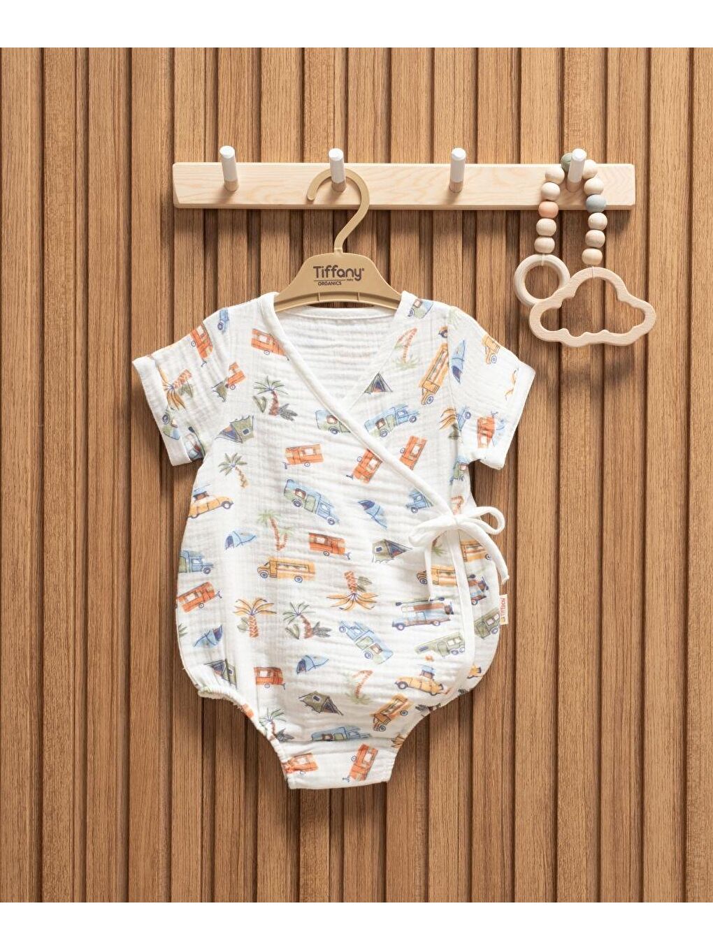 Ekru Müslin Caravan Theme Kruvaze Badi