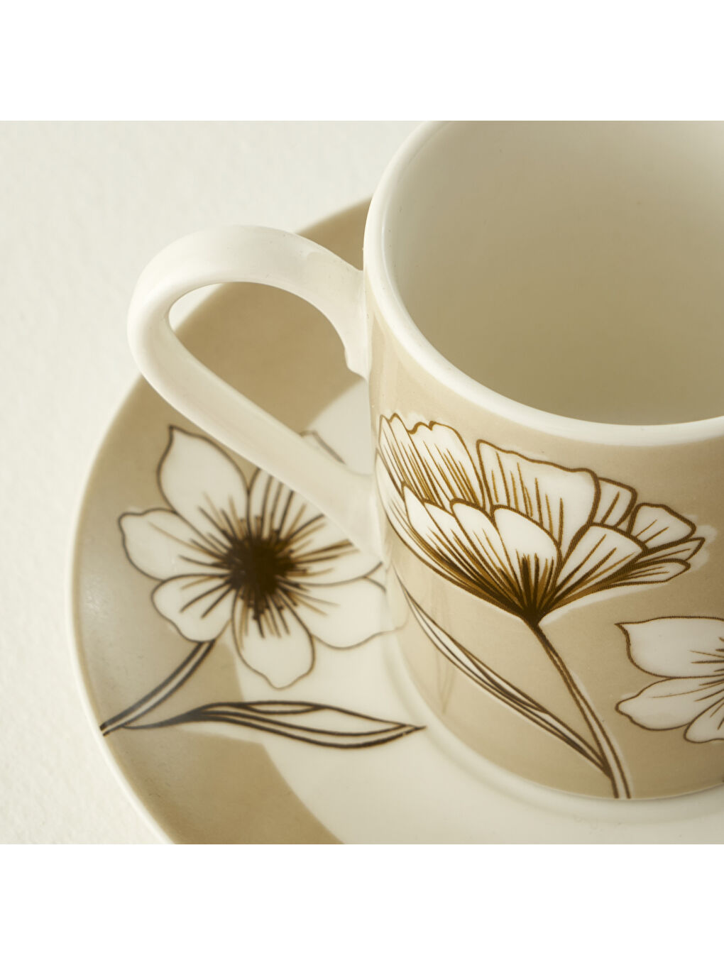 Karışık Rachel 6'lı Kahve Fincanı Seti (90 cc)-1